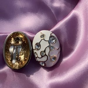 Vintage clip on earrings